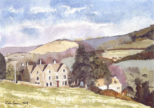 Hazel Mill and Swifts Hill - Slad Gloucestershire